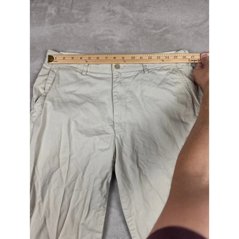 Polo Ralph Lauren Chino Pants Mens 34x34 Beige Classic Chino Cotton Straight Leg